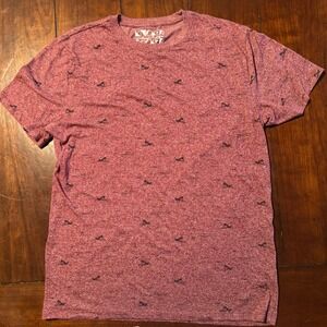 Knickerbocker Vintage Design Shark‎ Print T-Shirt Mens XL Short Sleeve